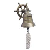 Zvonek na kormidelním kole antická mosaz průměr 5,5 cm
