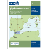 Námořní mapa Imray M11 Gibraltar to Cabo de Gata and Morocco