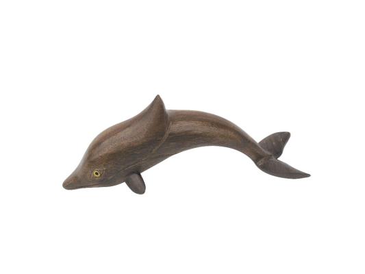 Delfín dřevěný 14 x 5 x 6 cm