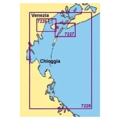 Námořní mapa severovýchodní Itálie Shom Abords de Venise (Venezia) - De Porto Levante a Porto di Lido