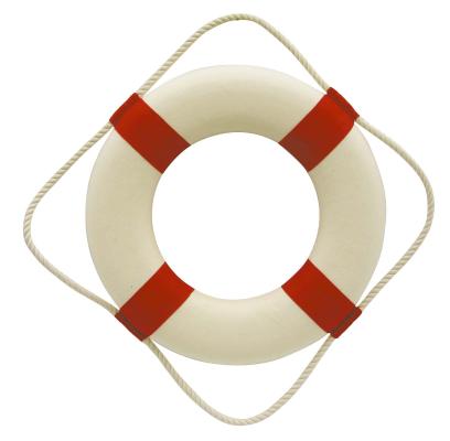 Dekorační záchranný kruh červenobílý 30 cm