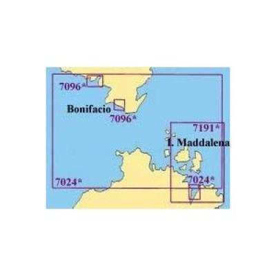Námořní mapa západní Středomoří - Francie, Itálie Shom Bouches de Bonifacio
