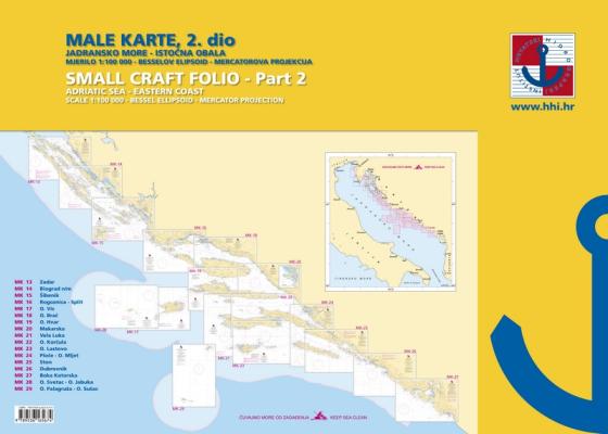 Male karte 2 - Námořní mapy Chorvatska